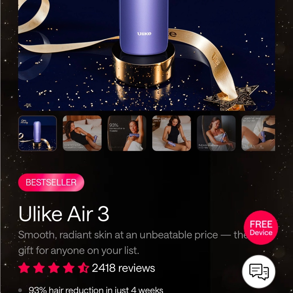Ulike Air 3 Laser Hair Removal